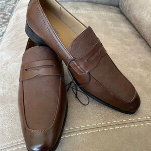 Calvin Klein Men's Rich Brown Loafers 11